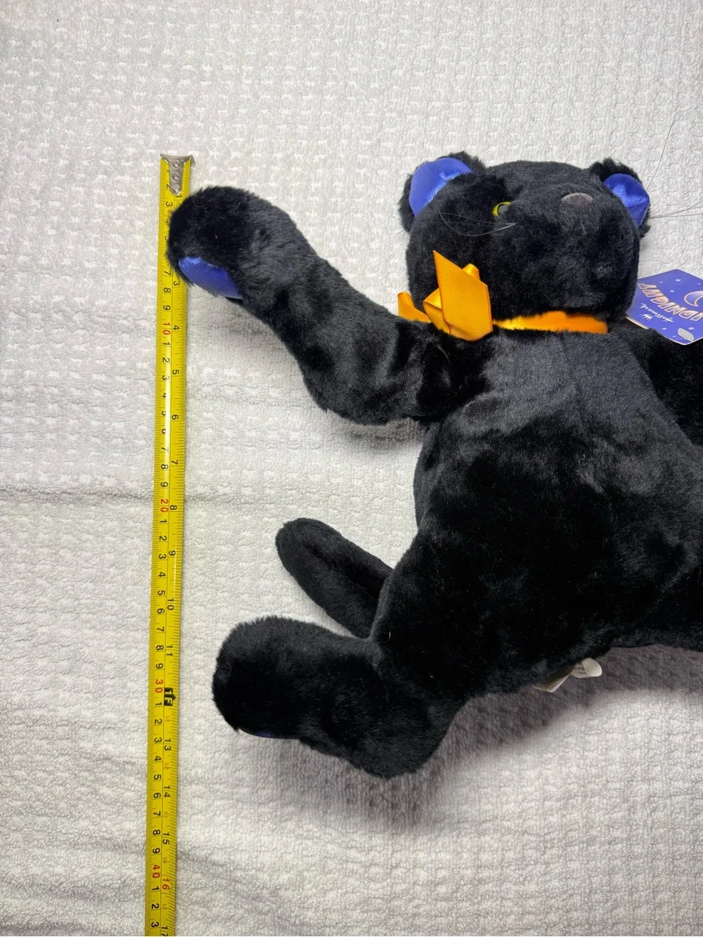 Vintage Hallmark MIDNIGHT Black Cat Halloween 10